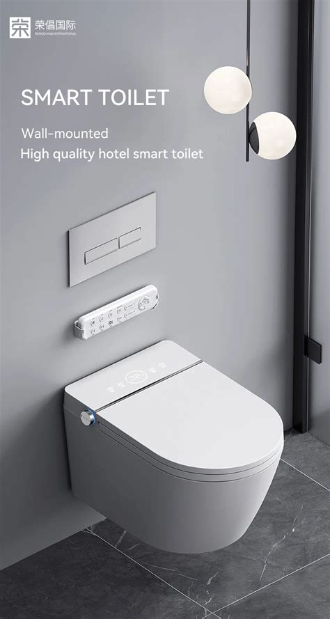 wall mounted smart toilets.